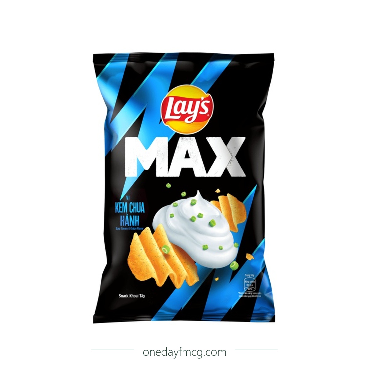 Lays Max Sour Cream & Onion Flavored Potato Chips 42g